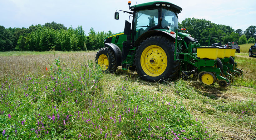 Planting a cover crop