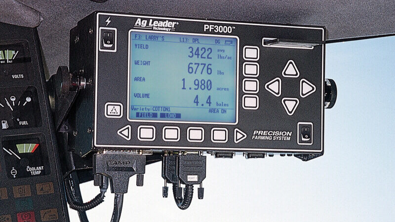 AgLeader PF3000 display monitor for grain and cotton